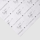 Aangepaste minimalistische bedrijfsverpakking voor tissuepapier (Detail)