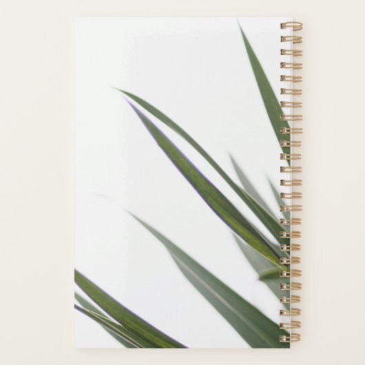 Aangepaste minimalistische bladenplanner planner (Achterkant)
