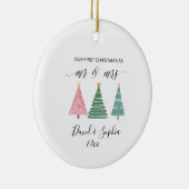 aangepaste minimalistische boho met de hand geteke keramisch ornament (Rechts)