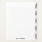 Aangepaste minimalistische business year planner (Achterkant)