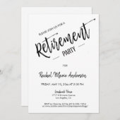 Aangepaste minimalistische Eenvoudige aftredingpar Kaart (Voorkant / Achterkant)