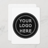 Aangepaste minimalistische, eenvoudige & moderne feestdagenkaart (Voorkant / Achterkant)