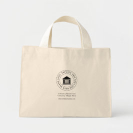 Aangepaste Minimalistische Eenvoudige Zakelijke Lo Mini Tote Bag