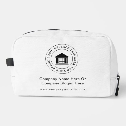 Aangepaste Minimalistische Eenvoudige Zakelijke Lo Toilettasje (Voorkant)