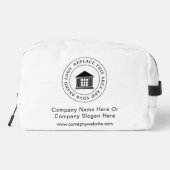 Aangepaste Minimalistische Eenvoudige Zakelijke Lo Toilettasje (Achterkant)