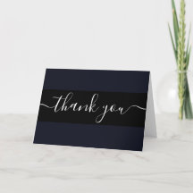 Aangepaste Minimalistische Effen Kleur Bedankt