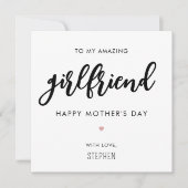 Aangepaste minimalistische en moderne vriend Moede Kaart (Voorkant)