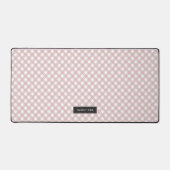 Aangepaste minimalistische gedempte roze schaduw g bureaumat (Voorkant)