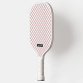 Aangepaste minimalistische gedempte roze schaduw g pickleball paddle (Links)
