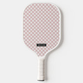 Aangepaste minimalistische gedempte roze schaduw g pickleball paddle (Achterkant)