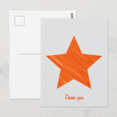 Aangepaste Minimalistische Geometrische Moderne Or Briefkaart (Voorkant / Achterkant)