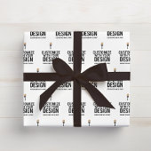 Aangepaste Minimalistische Gepersonaliseerde Bedri Cadeaupapier