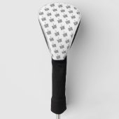 Aangepaste Minimalistische Gepersonaliseerde Bedri Golfheadcover (Voorkant)
