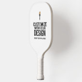 Aangepaste Minimalistische Gepersonaliseerde Bedri Pickleball Paddle (Links)