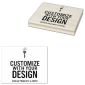 Aangepaste Minimalistische Gepersonaliseerde Bedri Rubberstempel (Gestempeld)