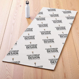 Aangepaste minimalistische gepersonaliseerde bedri yogamat
