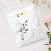 Aangepaste minimalistische gouden groen Vrijgezell Bedankzakje (Gezegeld)