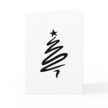 Aangepaste Minimalistische Kerstboom Groet