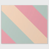 Aangepaste minimalistische lege sjabloon moderne k cadeaupapier (Vlak)