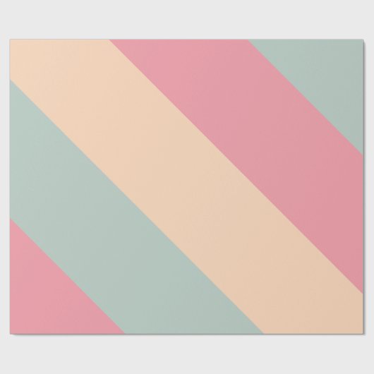 Aangepaste Minimalistische Lege Sjabloon Moderne K Cadeaupapier (Vlak)