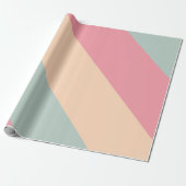 Aangepaste minimalistische lege sjabloon moderne k cadeaupapier (Uitgerold)