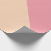 Aangepaste minimalistische lege sjabloon moderne k cadeaupapier (Hoek)