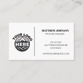 Aangepaste minimalistische Logo-visitekaartjes Visitekaartje (Voorkant)