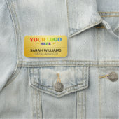 Aangepaste minimalistische magnetische bedrijf wer naamplaatje (In situ)