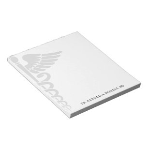 Aangepaste minimalistische medische school dokter notitieblok