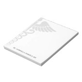 Aangepaste minimalistische medische school dokter notitieblok (Linkerzijde)