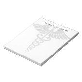 Aangepaste minimalistische medische school dokter notitieblok (Linkerzijde)