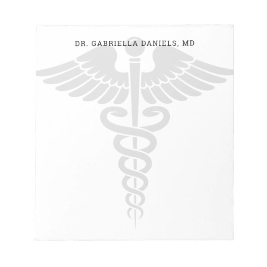 Aangepaste minimalistische medische school dokter notitieblok (Voorkant)