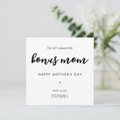 Aangepaste minimalistische moderne bonus mam Moede Kaart (Staand voorkant)