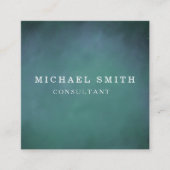 Aangepaste minimalistische moderne QR-code Logo Vierkante Visitekaartje (Voorkant)