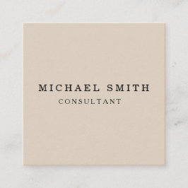 Aangepaste minimalistische moderne QR-code Logo Vierkante Visitekaartje