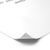 Aangepaste Minimalistische Motivatieposter met Foc Poster (Hoek)