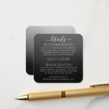 Aangepaste Minimalistische Ombré Fade Details