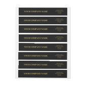 Aangepaste minimalistische trendy zwart en goud be (Vel)