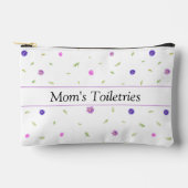 Aangepaste Minimalistische Waterverf Bloemen Acces Etui (Voorkant)