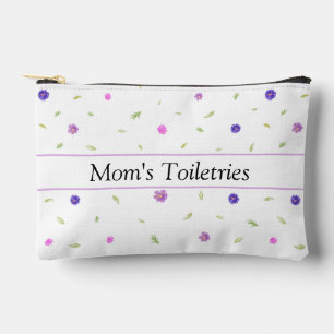 Aangepaste Minimalistische Waterverf Bloemen Acces Etui