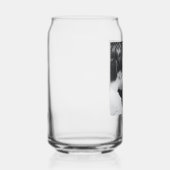 Aangepaste Minimalistische Zwarte Witte Koppel Fot Blikvorm Glas (Rechts)