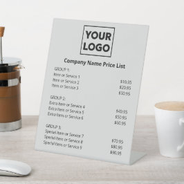 Aangepaste minimumprijslijst voor zakelijke Logo o Reclamebord Met Voetstuk