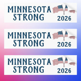 Aangepaste Minnesota Weerstand Bumpersticker