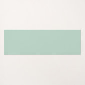 Aangepaste Mint Green Hummingbird Yogamat (Achterkant (horizontaal))