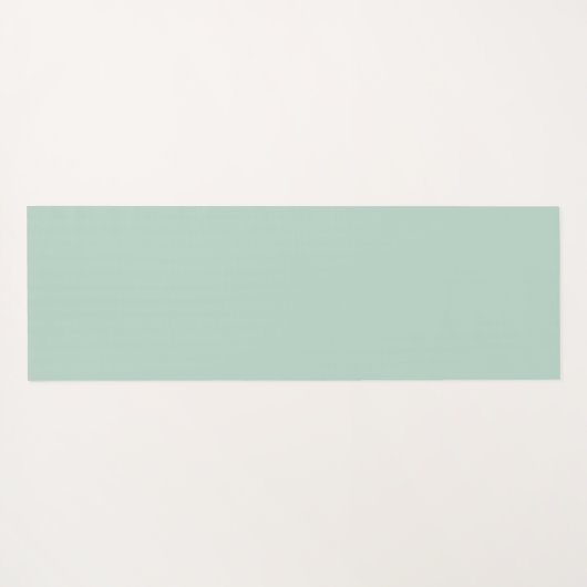 Aangepaste Mint Green Hummingbird Yogamat (Achterkant (horizontaal))