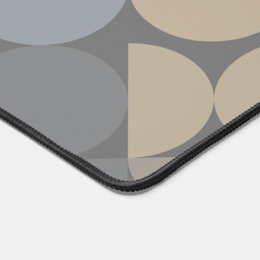 Aangepaste Mint Groene Pastel Roze Beige Art Patte Bureaumat (Hoek)