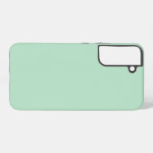 Aangepaste Mint Groene Telefoonhoes Samsung Galaxy Hoesje (Achterkant horizontaal)