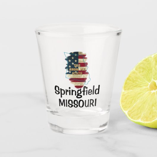 Aangepaste Missouri-staat Shot Glas (Voorkant)