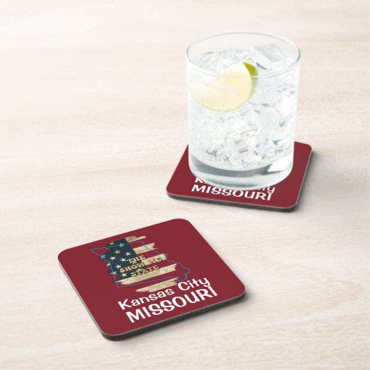 Aangepaste 'Missouri State Beverage Coaster' Bier Onderzetter (Rechterzijde)