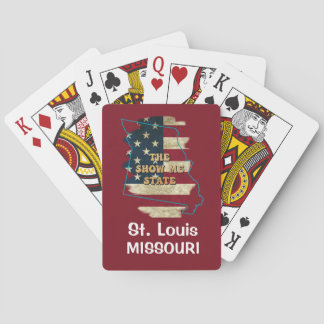 Aangepaste Missouri State-spelkaarten Pokerkaarten
